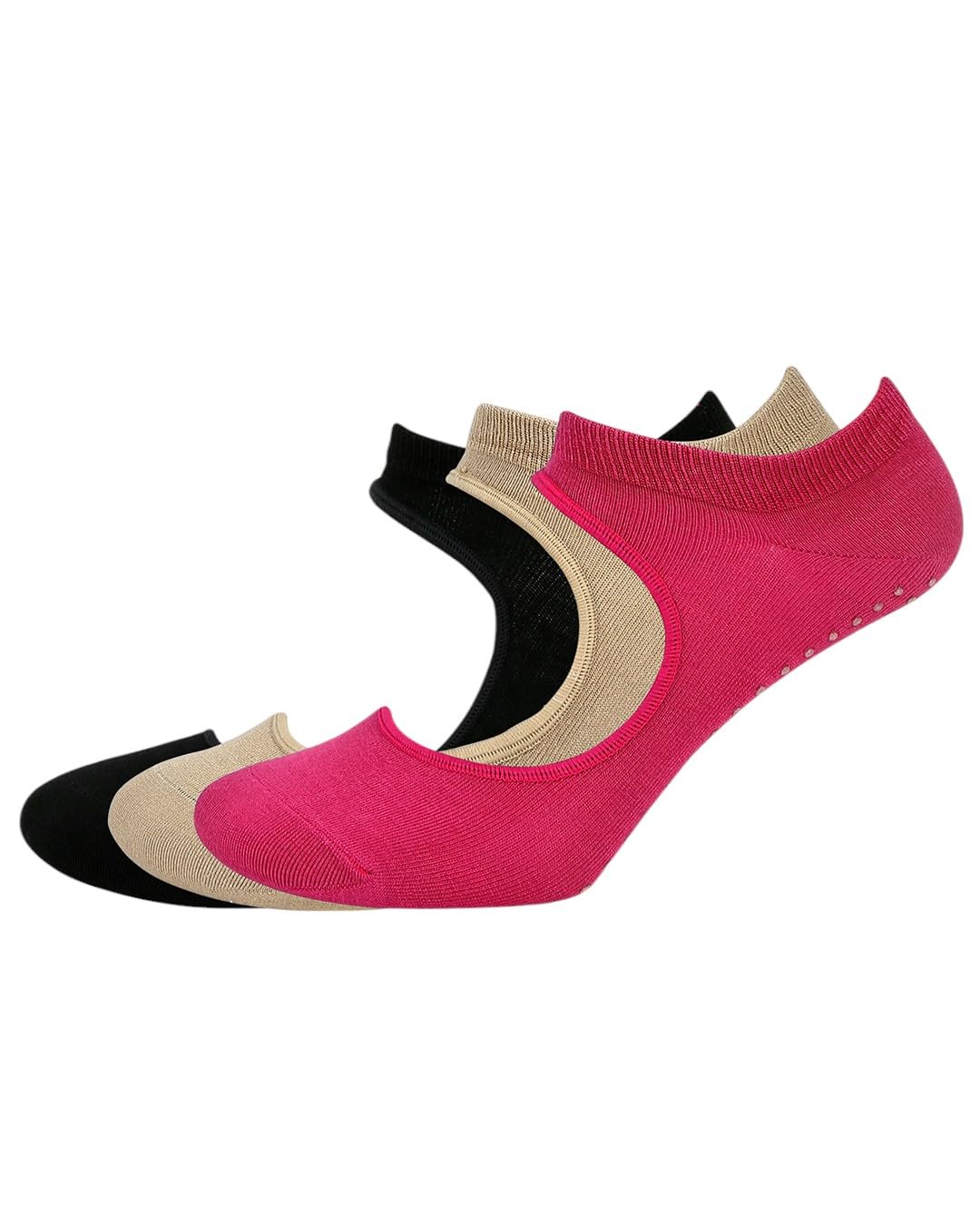 BALENZIA SocksXpress Women’s Yoga Socks |Pack of 3, 4 & 5 Pairs|Made with Bamboo Cotton & Spandex|Anti-Bacterial, Anti-Skid Socks for Yoga, Pilates, Dance & Barefoot Workouts BALENZIA SocksXpress Women’s Yoga Socks |Pack of 3, 4 & 5 Pairs|Made with Bamboo Cotton & Spandex|Anti-Bacterial, Anti-Skid Socks for Yoga, Pilates, Dance & Barefoot Workouts