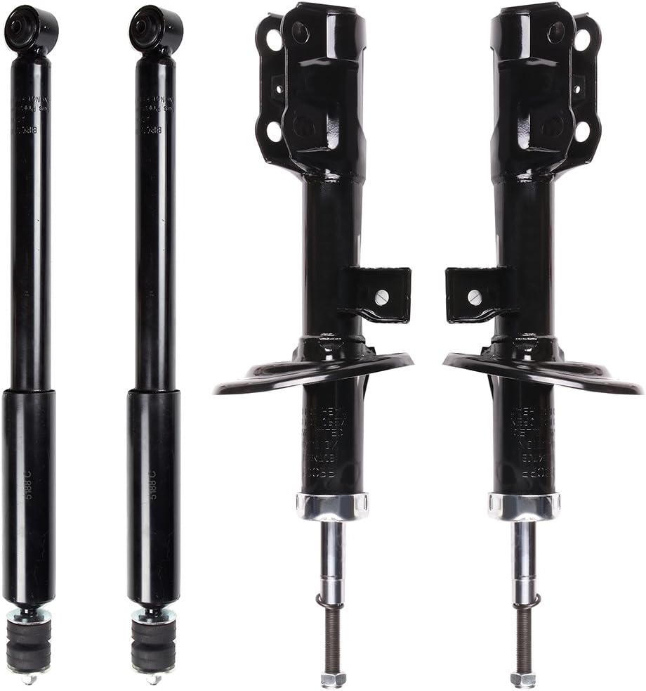 Shocks Absorbers,ECCPP Front Rear Shock Sets fit for Honda 2007 2008 for Honda with 333474 72290 333475 72291 343487 5605 Absorbers Strut Set of 4