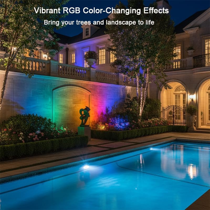 Smart RGB Outdoor Landscape Spotlights, 6 in 1 image 7