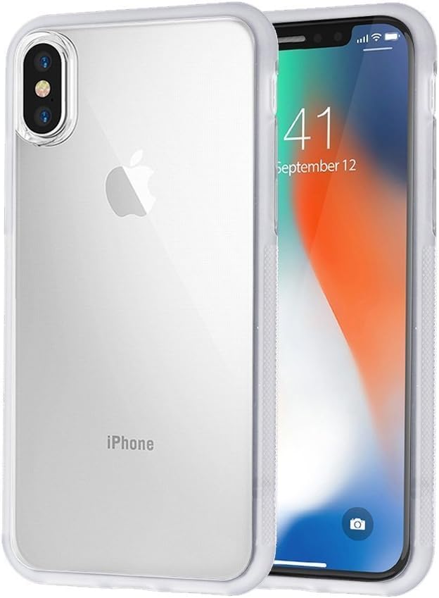 Phone Case for iPhone X, Anti Gravity Hands-free Protective Phone Skin, Shock-Absorption Transparent Silicone Phone Case for iPhone X (Clear)