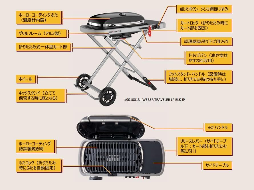 Amazon.co.jp: Weber(ウェーバー) バーベキュー コンロ BBQ ポータブル
