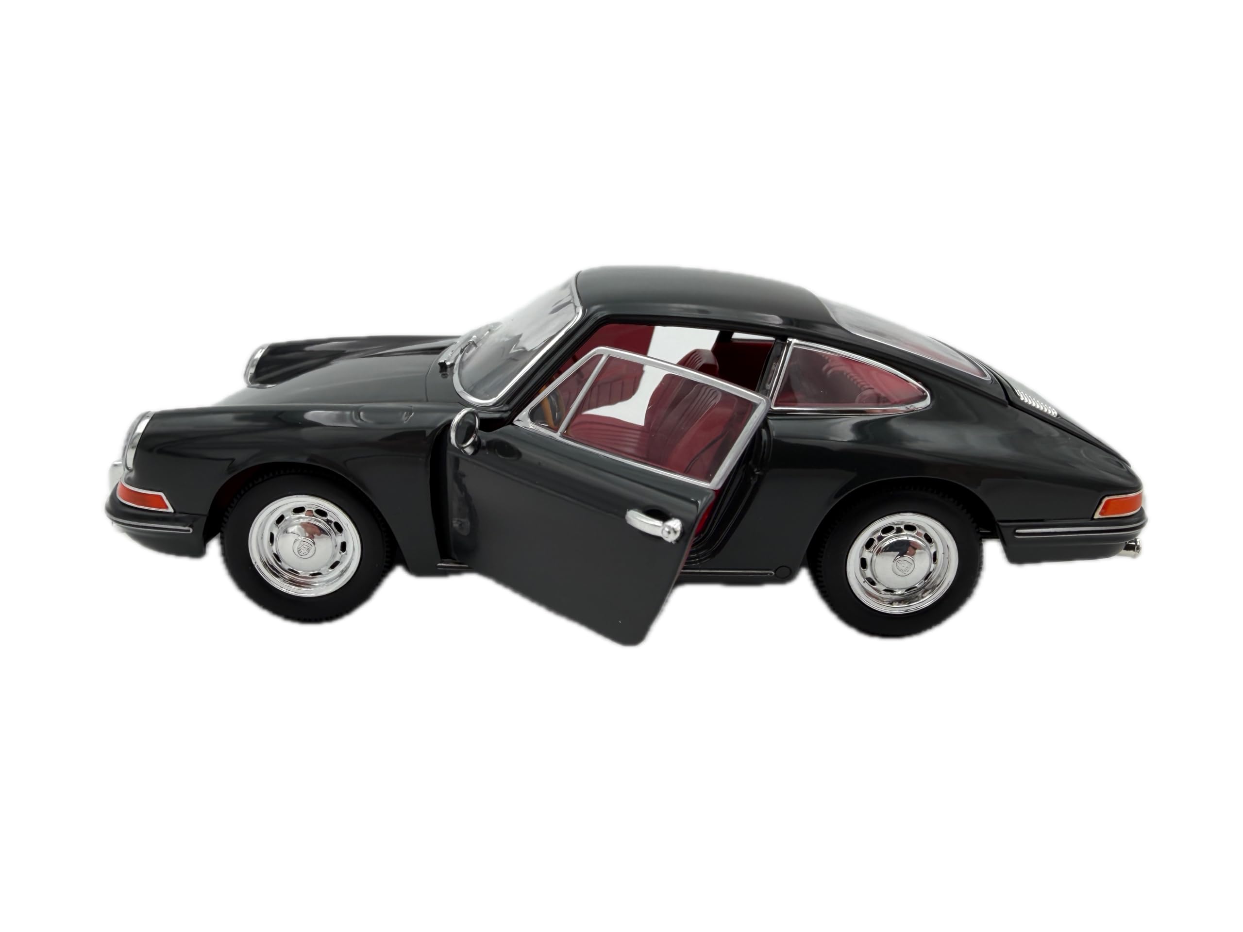 Porsche 911 Urmodell (1964-1973) Modellauto Oldtimer 1:24 - Detailgetreues Sammlermodell I GT-Marketing I Museumskollektion I L: 18 cm I Schiefer Grau
