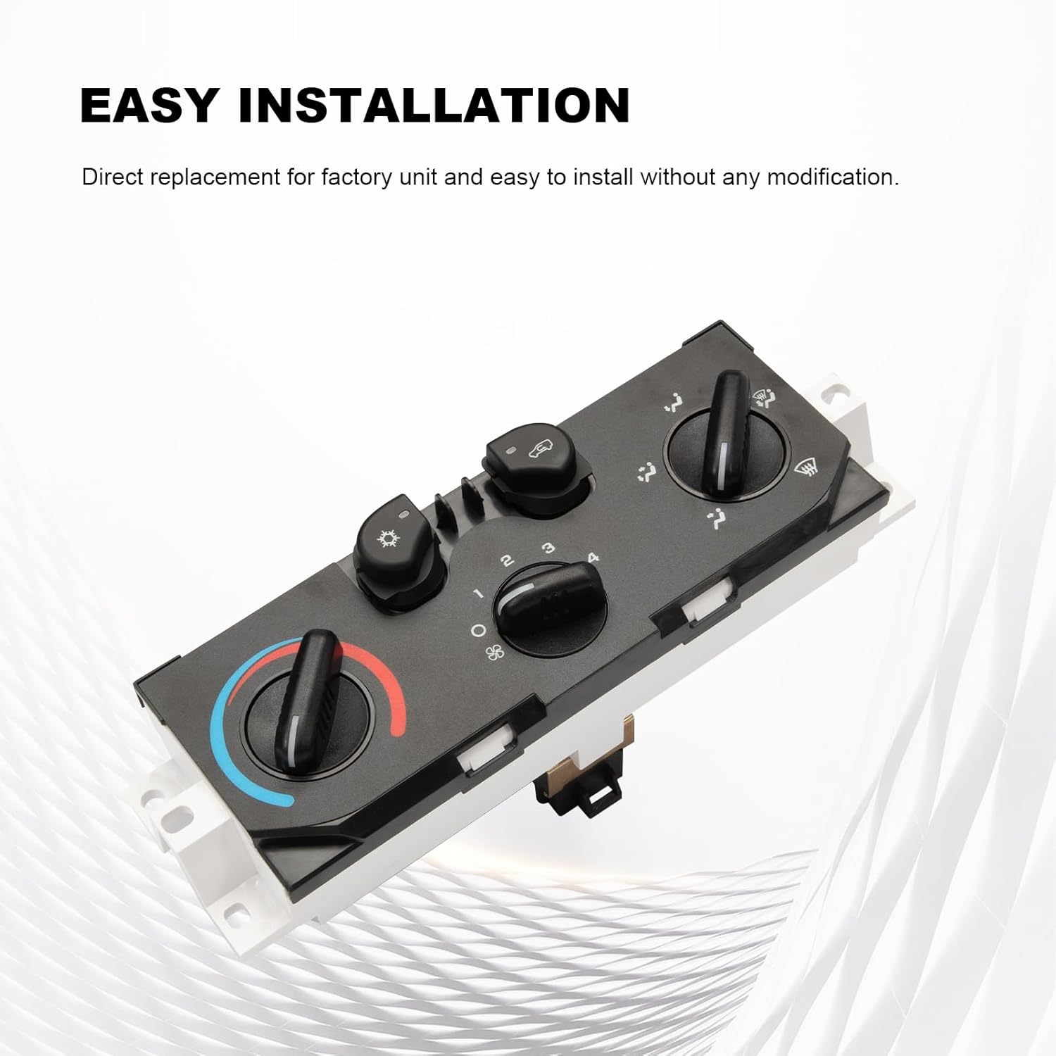 HVAC A/C Heater Control Switch Climate Air Conditioner Panel for 2004-2012 Colorado Canyon Blower Motor Control Module 15-73870 25841856 15221922