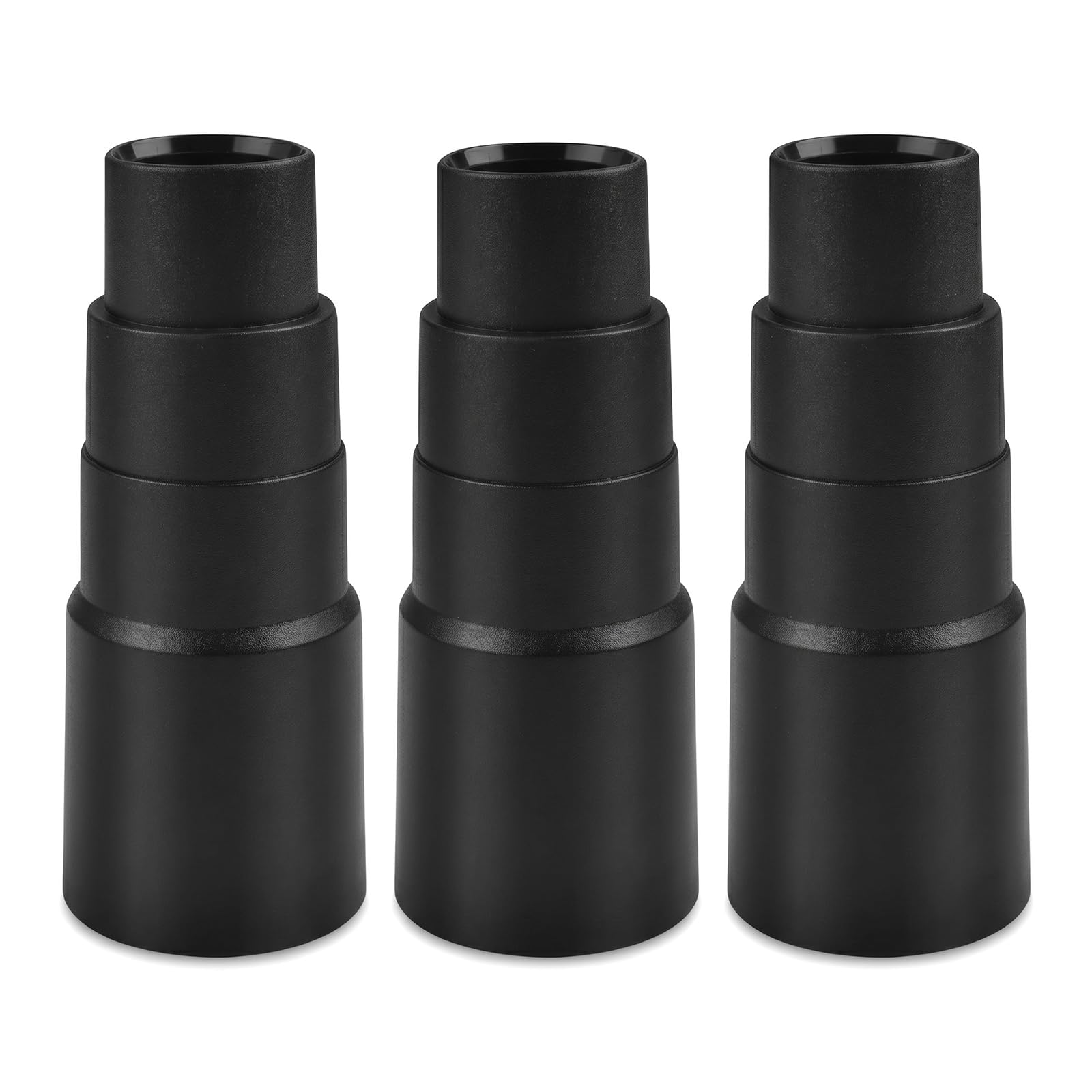 3 PCS Universal Vacuum Adapter Set, Dust Extraction Hose Adapter for Power Tools, Dust Extraction Reducer 25-42mm Cut to Fit, for Random Orbital Sanders, Circular Saw Router, Jigsaw