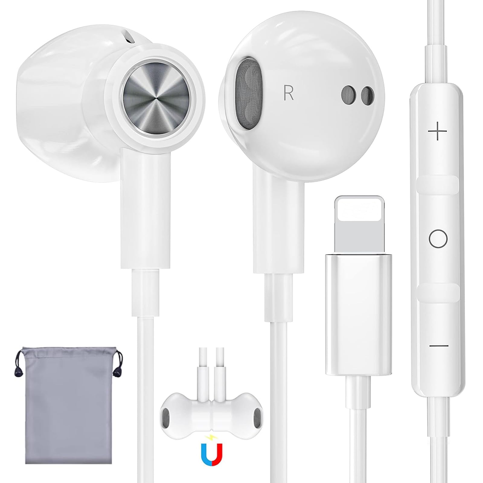 Amazon.co.jp: xunbida iPhone イヤホン 有線 マイク付き 有線 