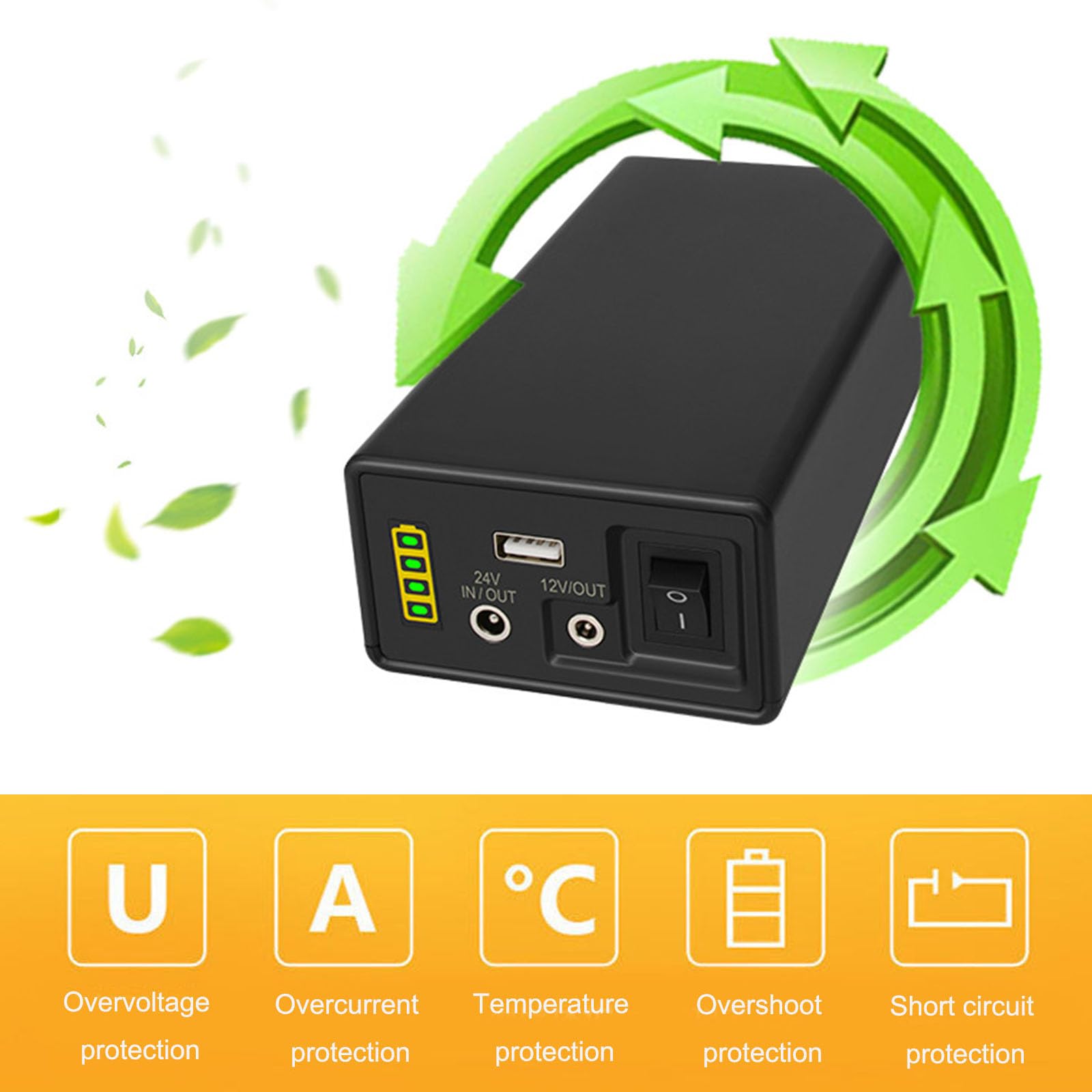 Batteria Ricaricabile al Litio per Altoparlanti 24 V 28000 mAh 30800 mAh 35000 mAh 44800 mAh Batteria Universale di Backup a 12 V di Grande capacità