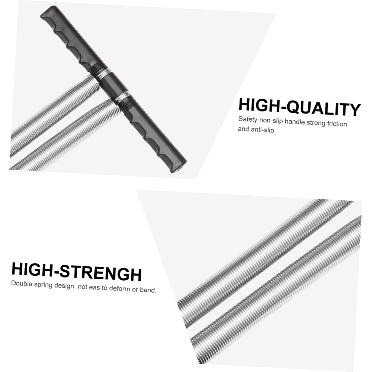 POPETPOP Steel Pull Rope Pedal Exerciser Ergonomic Handles for Pulling Fitness at Home or Gym