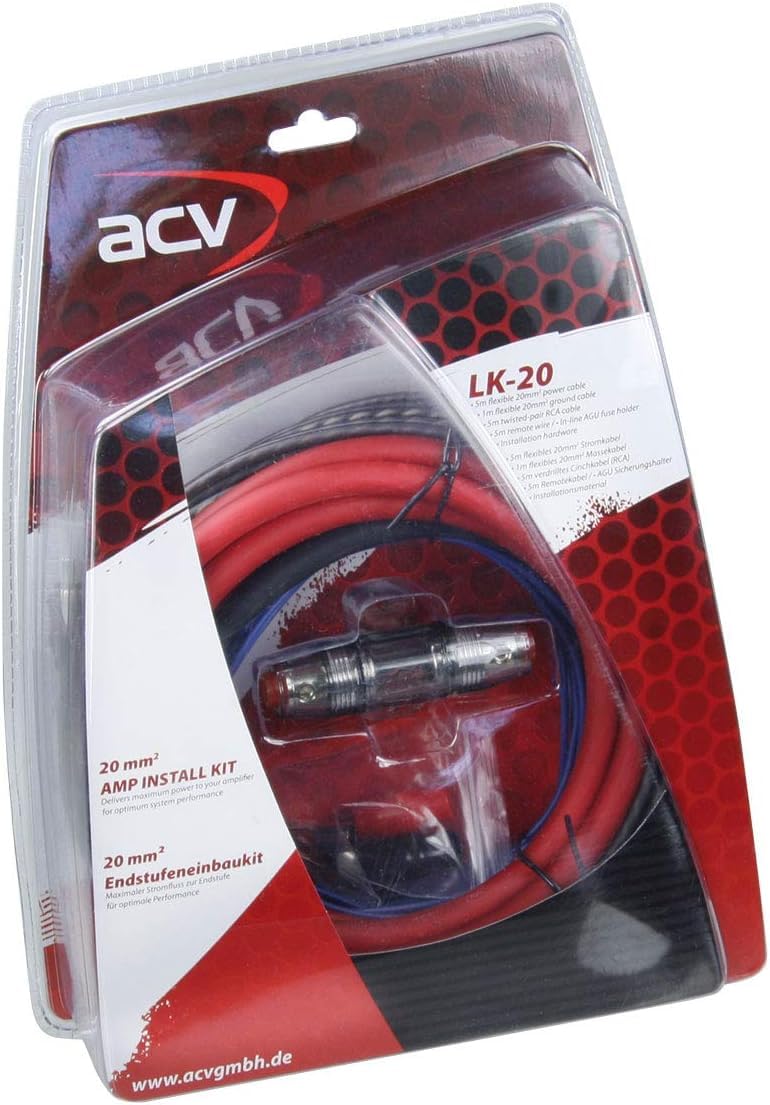 ACV LK-20 Car HiFi Endstufen-Anschluss-Set 20 mm²