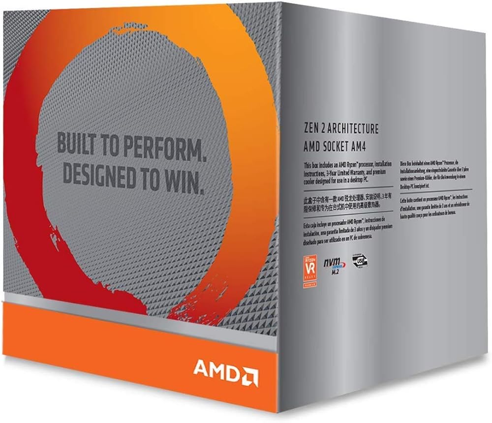 AMD Ryzen 9 3900X 12 Core, 24 Thread Unlocked Desktop Processor with Wraith Prism LED Cooler thumbnail 3