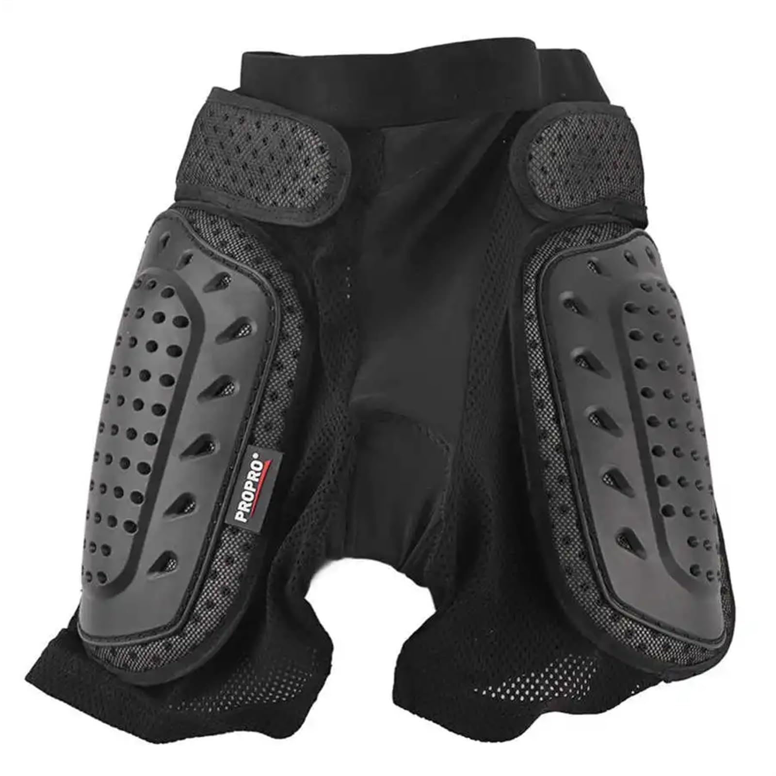 Short de Ski Rembourré Ski Hip Protection Pantalon Cyclisme Hip Pad Shorts Équipement de Protection Ski Roller Skateboard Hanche Coussin Moto Ass Pad(L)