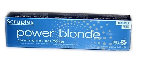 Scruples Power Blonde Tóner de gel acondicionador, base beige crema, 2.05 onzas