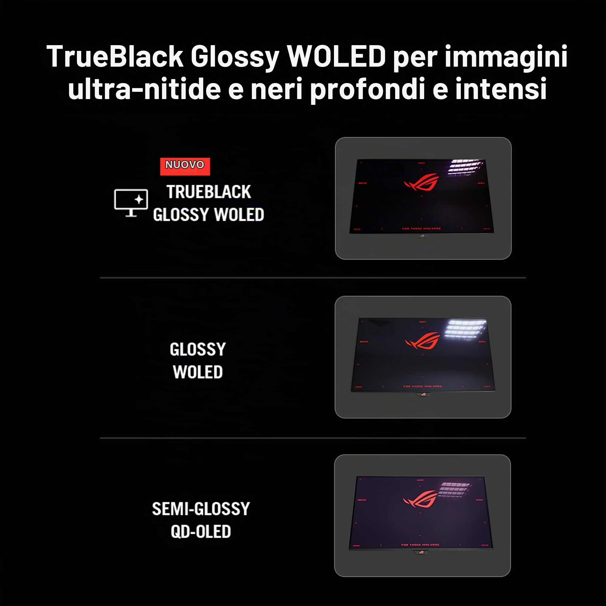 ASUS ROG STRIX OLED XG32UQWMS, Monitor Gaming da 31,5" WOLED, Nero