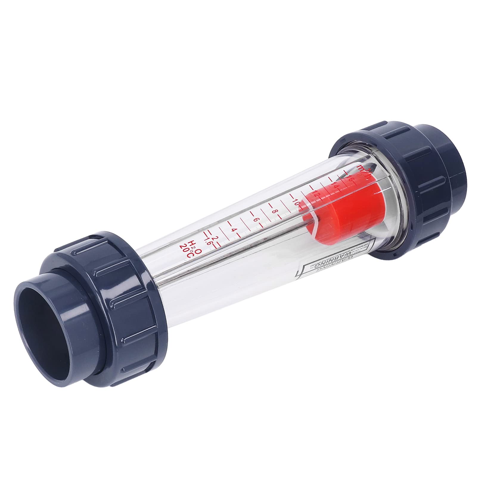 Annadue Przepływomierz Wody, Plastikowy Przepływomierz Rurowy 1.6-16 M³/h