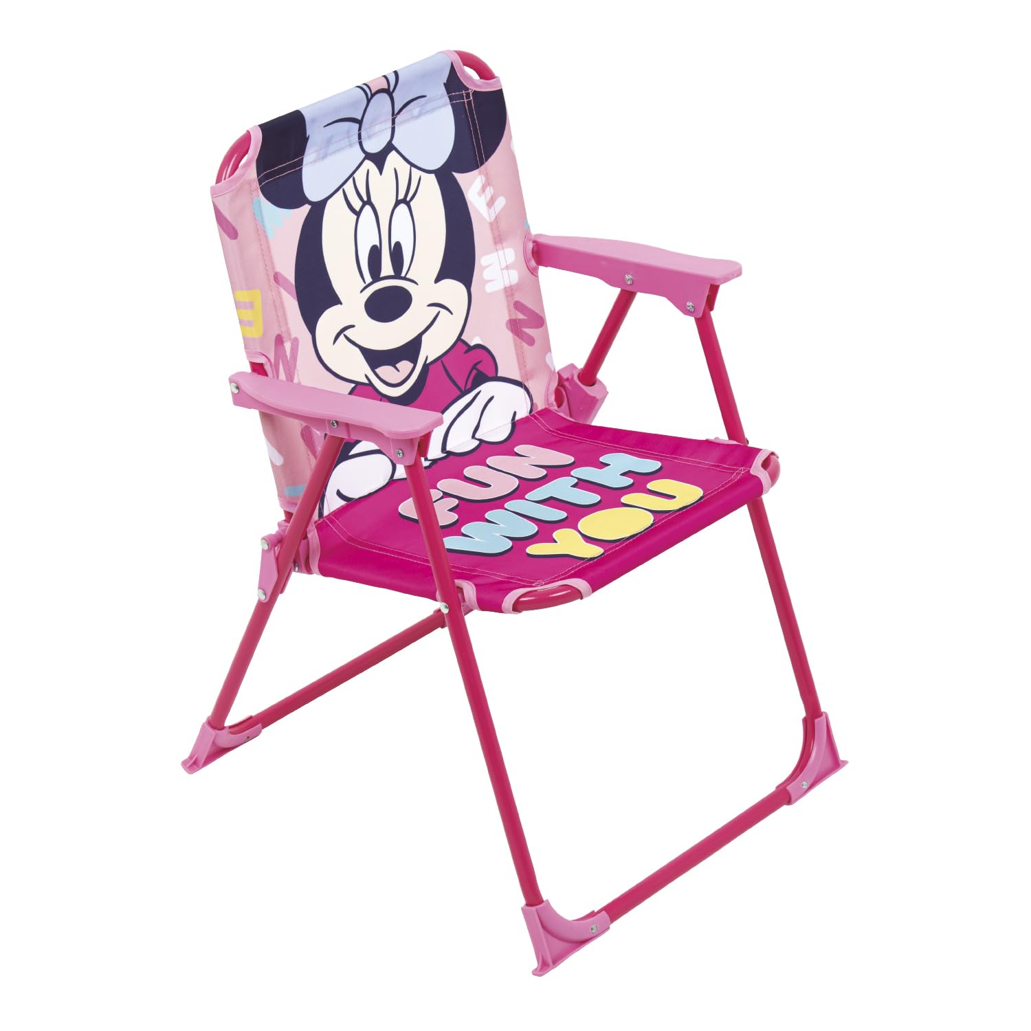 ARDITEX WD14416 Sedia pieghevole con braccioli da 38 x 32 x 53 cm di Disney-Minnie