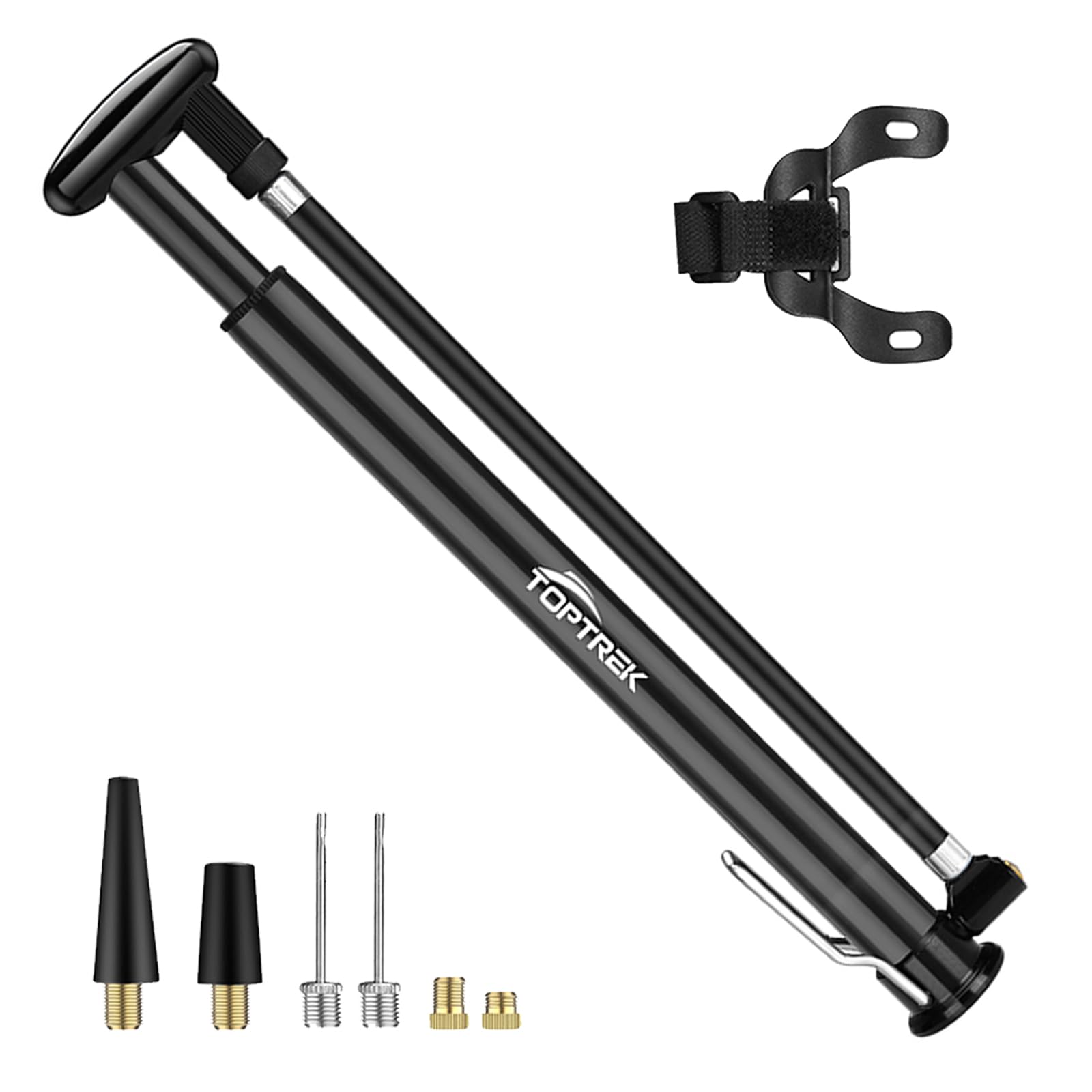 toptrek Mini Fahrradpumpe Klein Luftpumpe Fahrrad für Alle Ventile