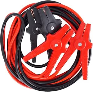 JOIEYOU Câble De Démarrage Voiture 4m 12V/24V 1200A Avec Protection Surtension - Pinces Isolées
