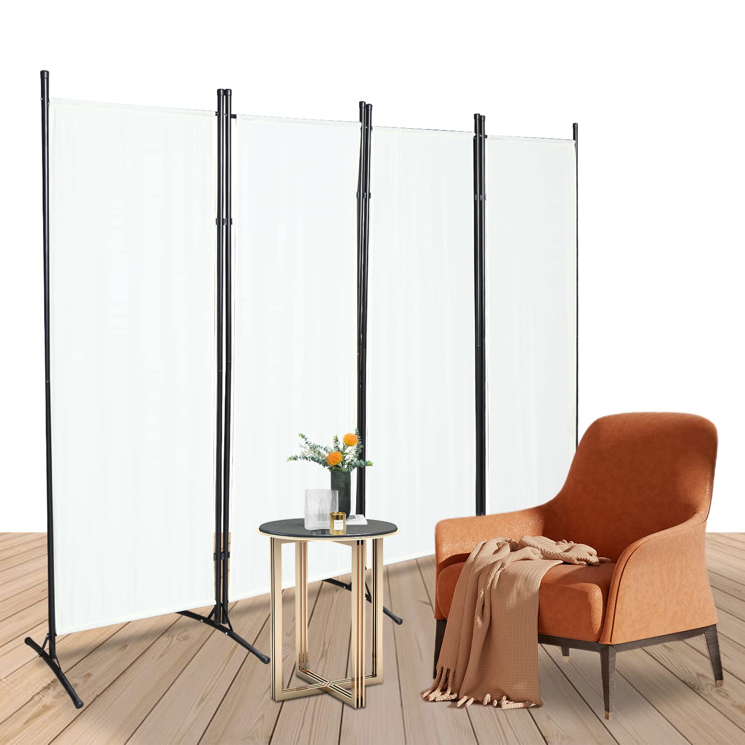 Pantalla Plegable, Separador De Habitaciones De Madera, Partición