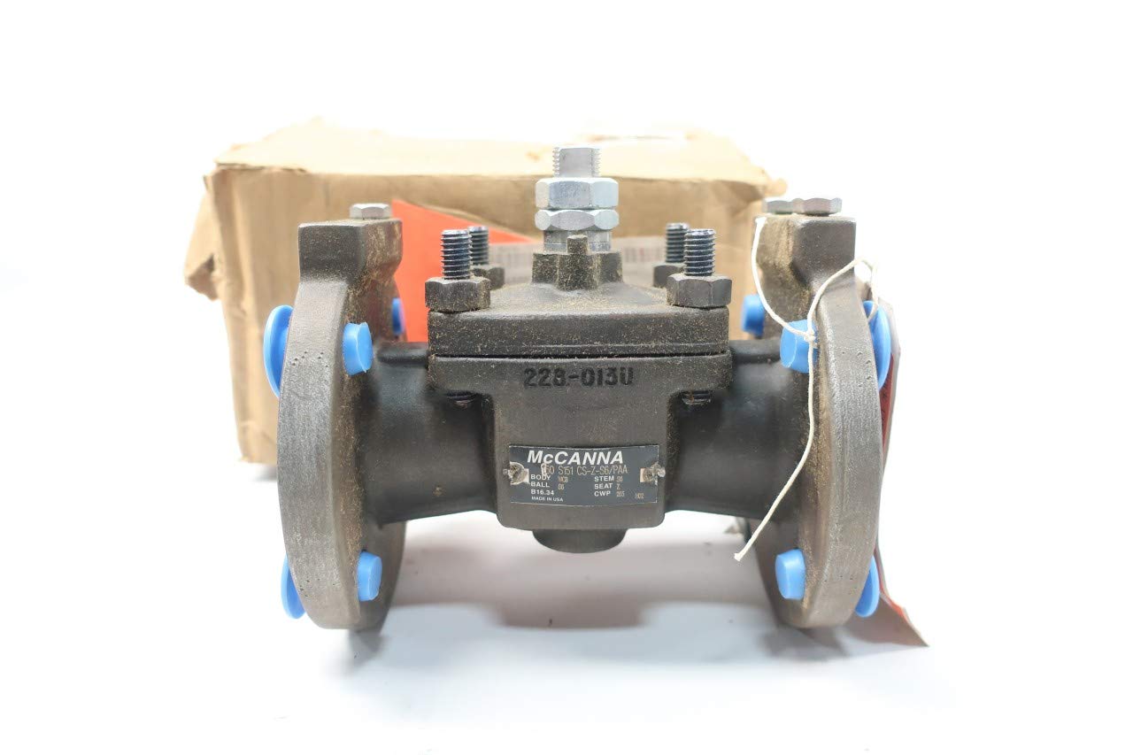 MCCANNA 150 S151 CSZS6/PAA Steel FLANGED Ball Valve 11/2IN Amazon