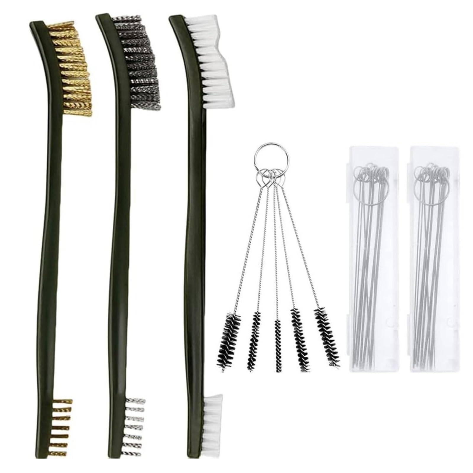 6Pcs Carburetor Cleaning Set with Metal Brushes and Scrapers for Motorcycle Automotive Engine Maintenance Automotive Carburetor Brushes