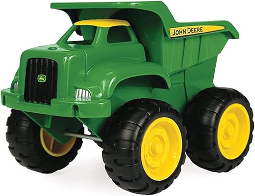 Miniatura 3 de John Deere Juego de vehículos, incluye camión volquete de juguete y juguete de tractor con cargador, juguetes para niños al aire libre, juguetes de