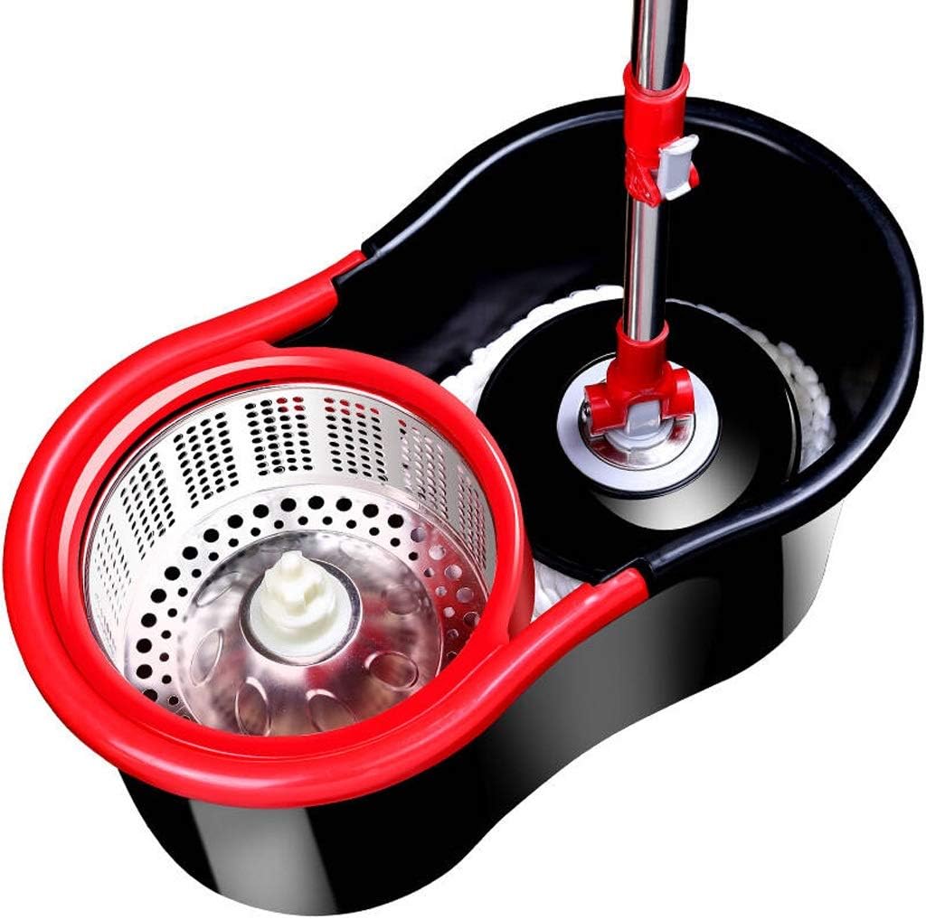 Spin Mop 360° Self Wringing Spinning Washable Microfiber Heads Easy to Use and Store