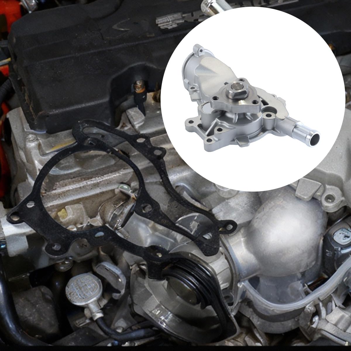 55561623 Pompa dell'acqua del motore con guarnizione compatibile con Compatibile con Chevy Aveo Trax Cruze J300 J305