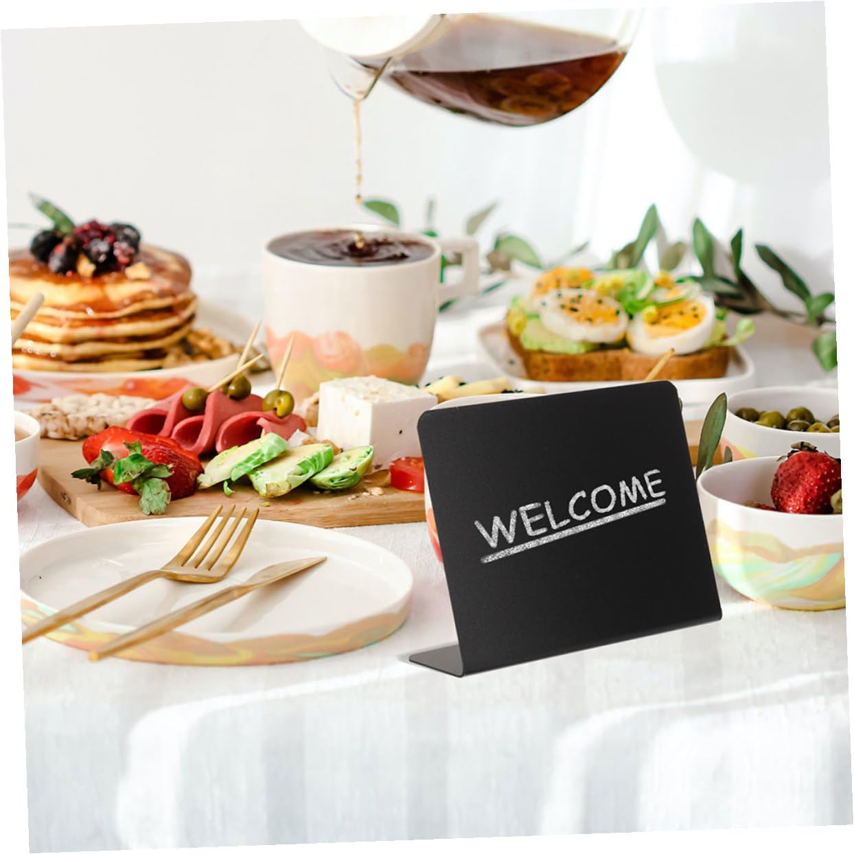 Operitacx 50stücke Mini Kreidetafeln Für Buffets Veranstaltungen Hochzeiten Wiederverwendbare Schilder Für Preisschilder Und Namensschilder