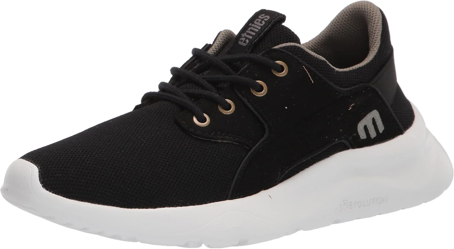 Etnies Men's Scout Plus Foam Comfort Sneaker Skate Shoe, Black, 7.5