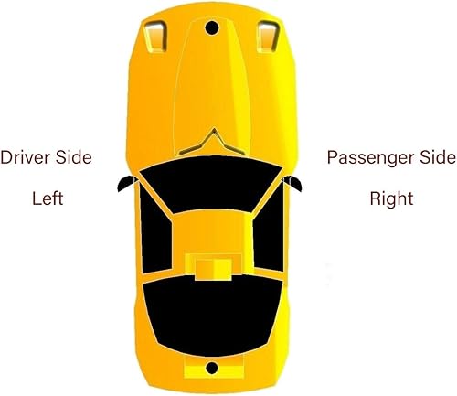 Miniatura 5 de Espejo lateral de repuesto para Volkswagen VW Passat Rabbit Jetta Eos R32 GTI Driver lado izquierdo izquierdo plano no calentado, incluye