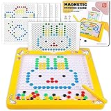 Magnetic Drawing Board for Kids, Educational Preschool Toy, Travel Toys for 3 4 5 6 Year Old Toddler