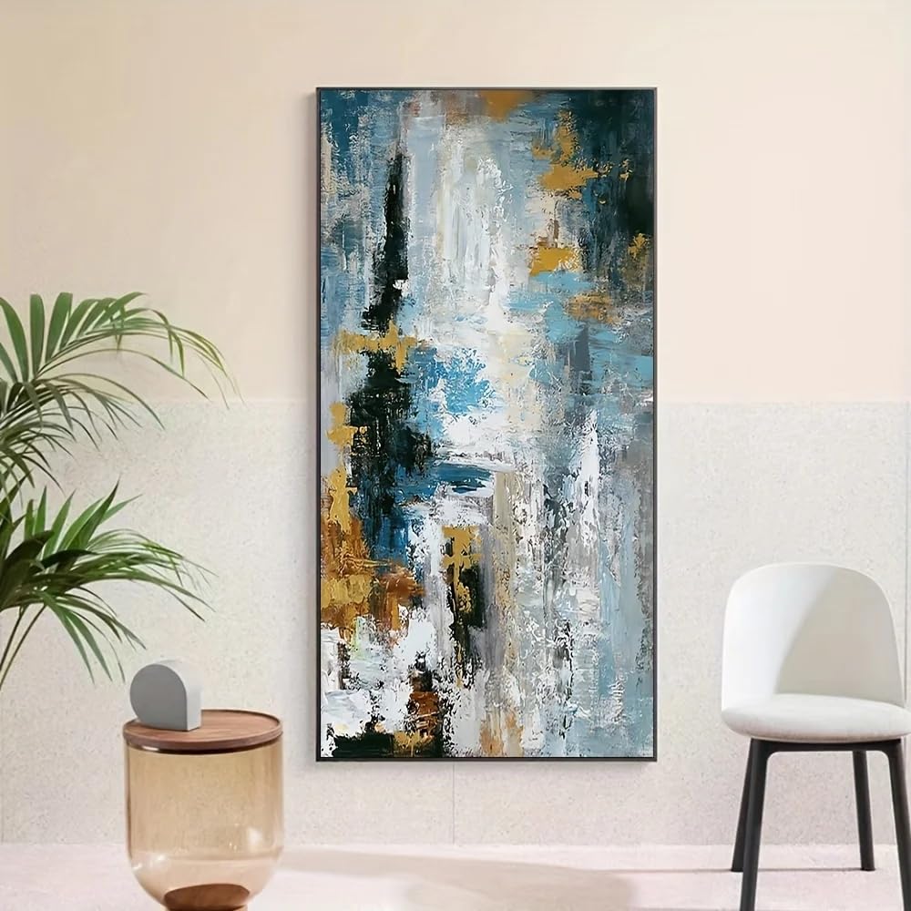Sdvib Frameless Modern Minimalist Nordic Watercolor Canvas Wall Art Abstract Canvas Prints Posters Picture Forhome Decor(70X140cm/ )