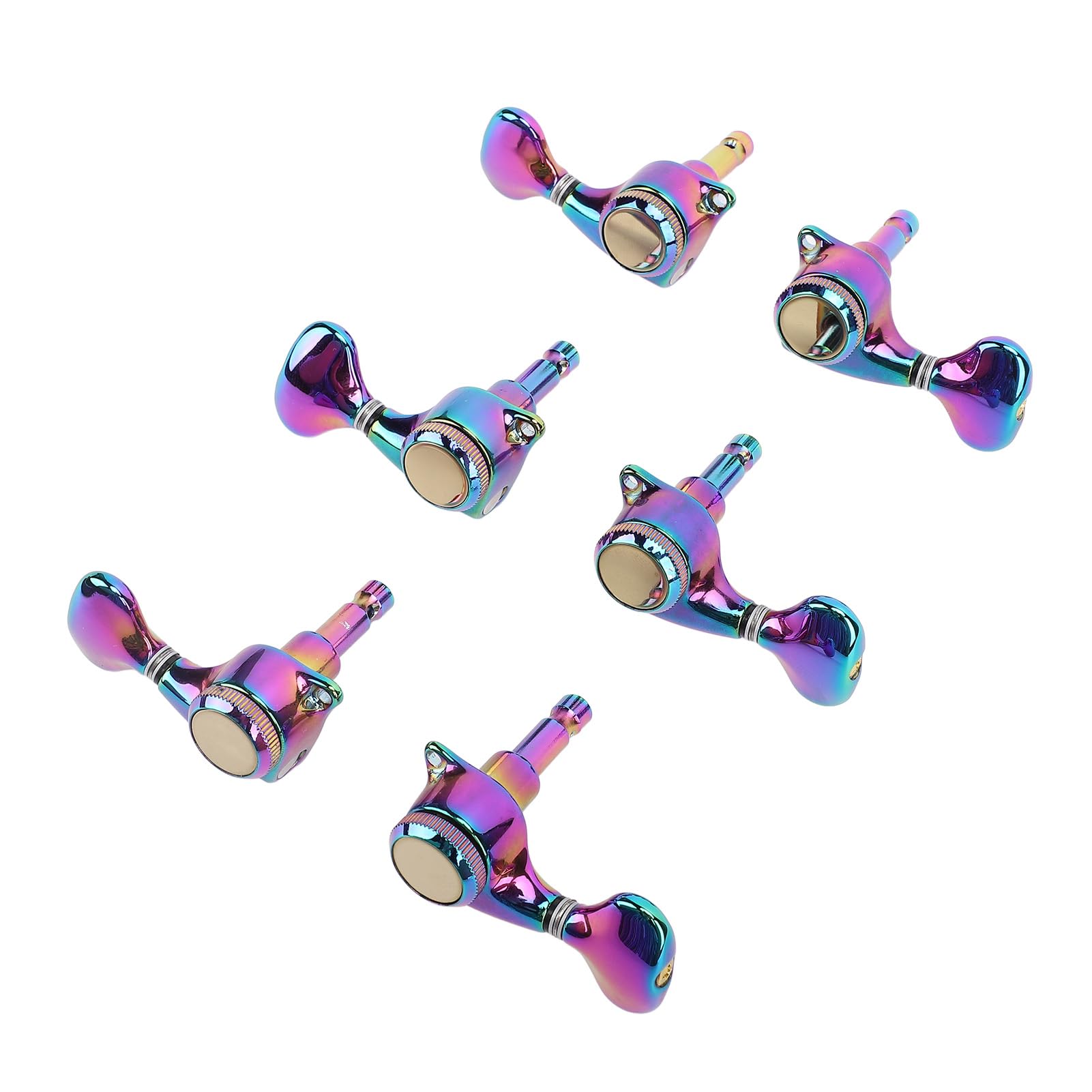 EMUKOEP 3L 3R Chitarra Locking Tuner Keys Meccanica Accordatore di Ricambio per Chitarra Elettrica Folk Stile ST
