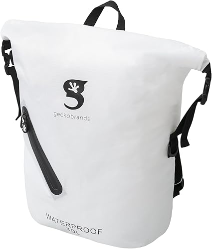 Miniatura 2 de geckobrands Mochila impermeable de 30 l, Blanconegro, 30 L, Mochila