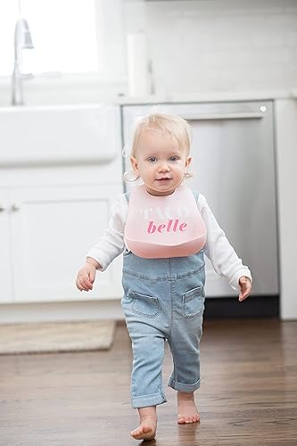 Miniatura 2 de BELLA TUNNO Babero Wonder para niña  Babero de silicona para niñas, no tóxico, libre de BPA, babero de silicona suave, impermeable, fácil de limpiar
