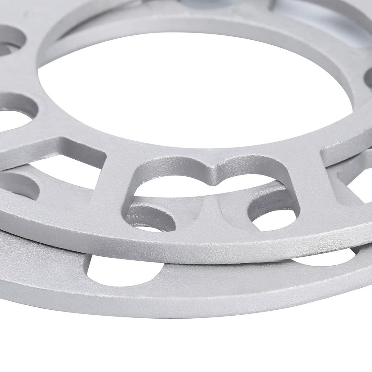 JNNJ 4 Pièces Entretoises Universelles Pour Jantes Pour Véhicule, Cales D'espacement De Roue En Alliage D'aluminium, Entretoise Roue De Moyeu Roue élargis Et Modifiés, Auto Accessoire(10mm)