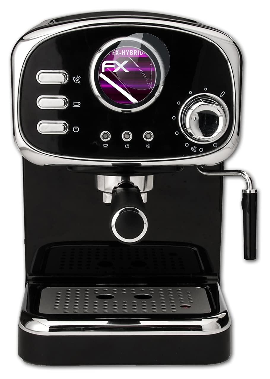 Plastic Glass Protective Film compatible with Gastroback Design Espressomaschine Basic Glass Protector, 9H Hybrid-Glass FX Glass Screen Protector of plastic