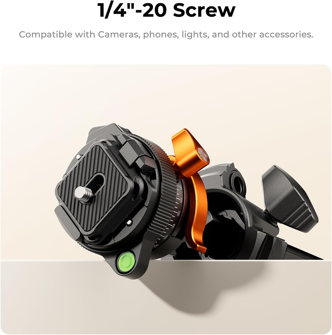 K&F CONCEPT 60" Carbon Fiber Travel Tripod for Camera, 2.0lb Ultra-Lightweight with Flexible Center Axis, Low Profile 360° Pan Tilt Ball Head, Arca QR Plate, Max Load 13.2lb