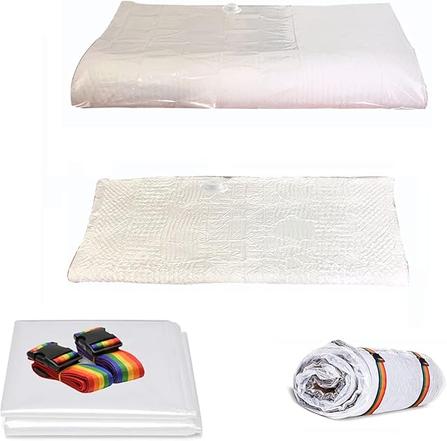 Mattress Cover For Moving Memory Foam Mattress Topper/vacummattress Storage Bag/single Double King Size Waterproof Mattress Protector Vacuum Seal Shipping And Storage,Waterproof Airtig(Size:200*250cm)