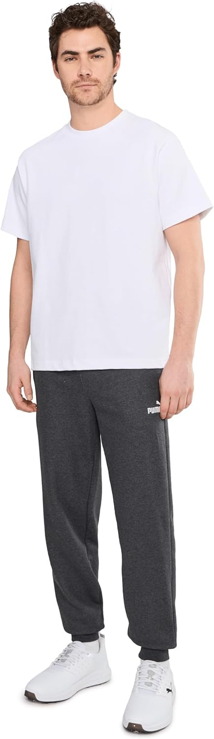PUMA Mens Essentials Slim Fit Drawstring Sweatpants Casual