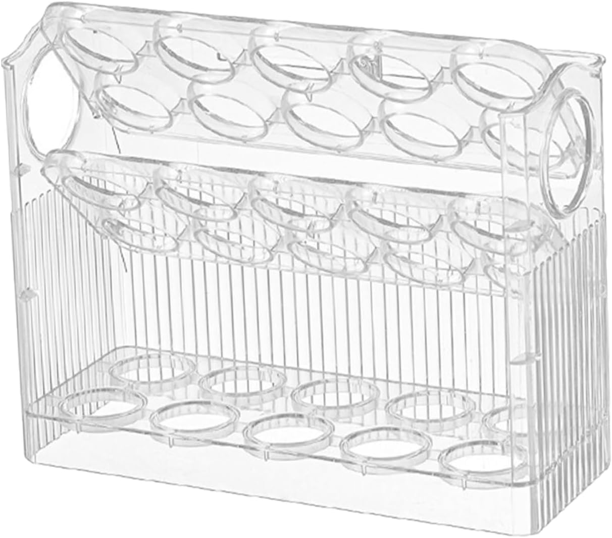 VICASKY Egg Container for Refrigerator Lid Multi-Layer Egg Preservation Box for Kitchen Plastic Suitable for Fridge Door