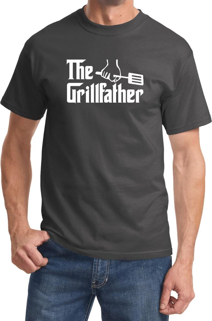 Buy Cool Shirts The Grillfather (White Print) T-Shirt