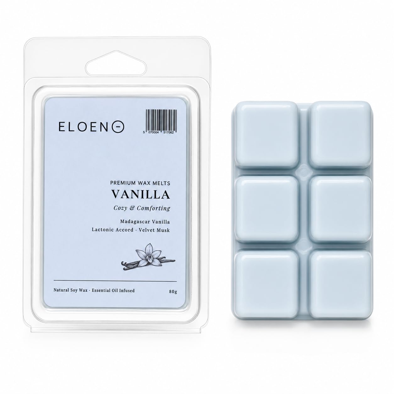Eloen Vanilla Scented Wax Melts 80g