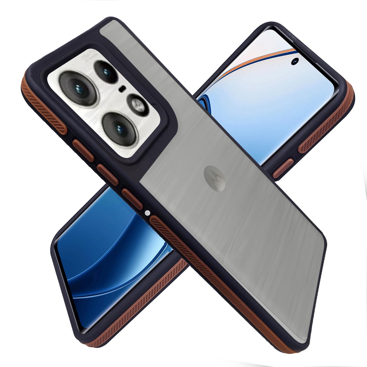 A rtistque Frosted Ultra Matte Back Cover Case for Motorola Edge 50 Pro 5G | Smooth Sides with Grip | Shockproof TPU Protective Design | Raised Camera Edges | - Brown (B0DDY31LPW) Amazon Price History, Amazon Price Tracker