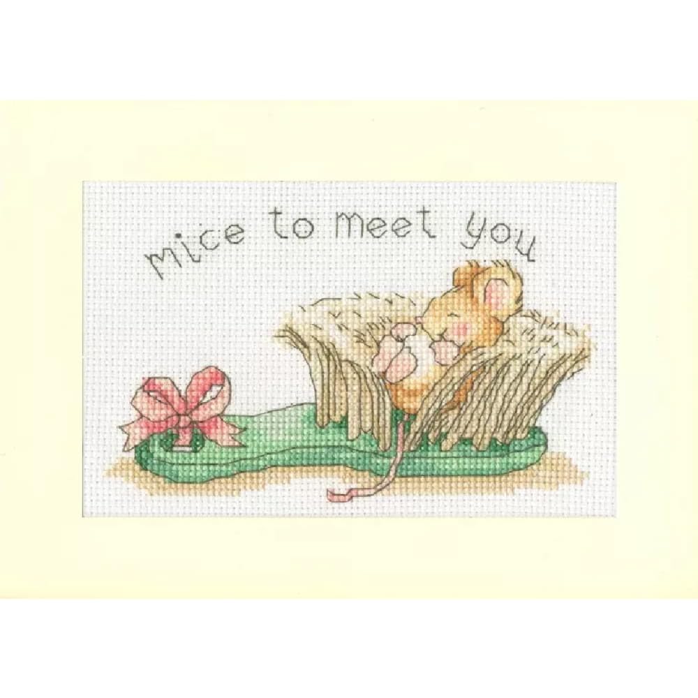 Bothy Threads Counted Cross Stitch Kit - Mice to Meet You
