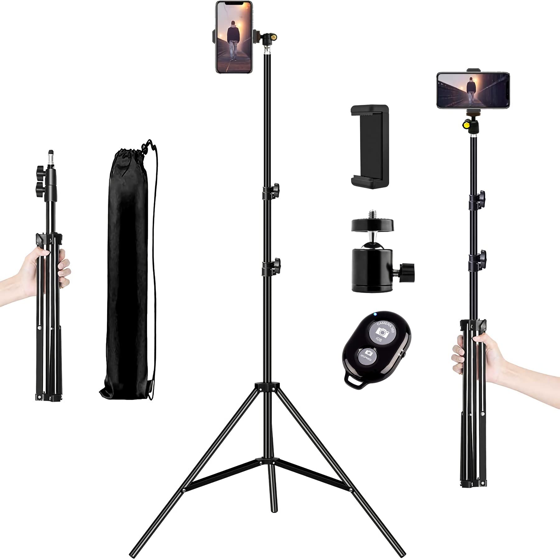 NC Extendable Phone Tripod (62in)