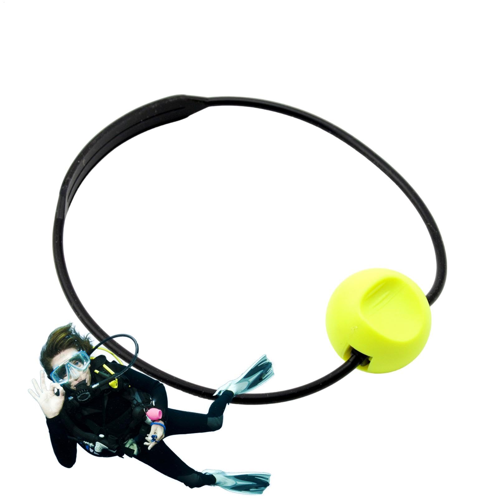 Generisch Dive Bottle Banger, Diving Bottle Banger, Elastic Portable Underwater Signal Device for Divers, Sound Maker, Loud Tone, Dive Cylinder Knock Ball, Diving Impact Ball, Diving Accessories