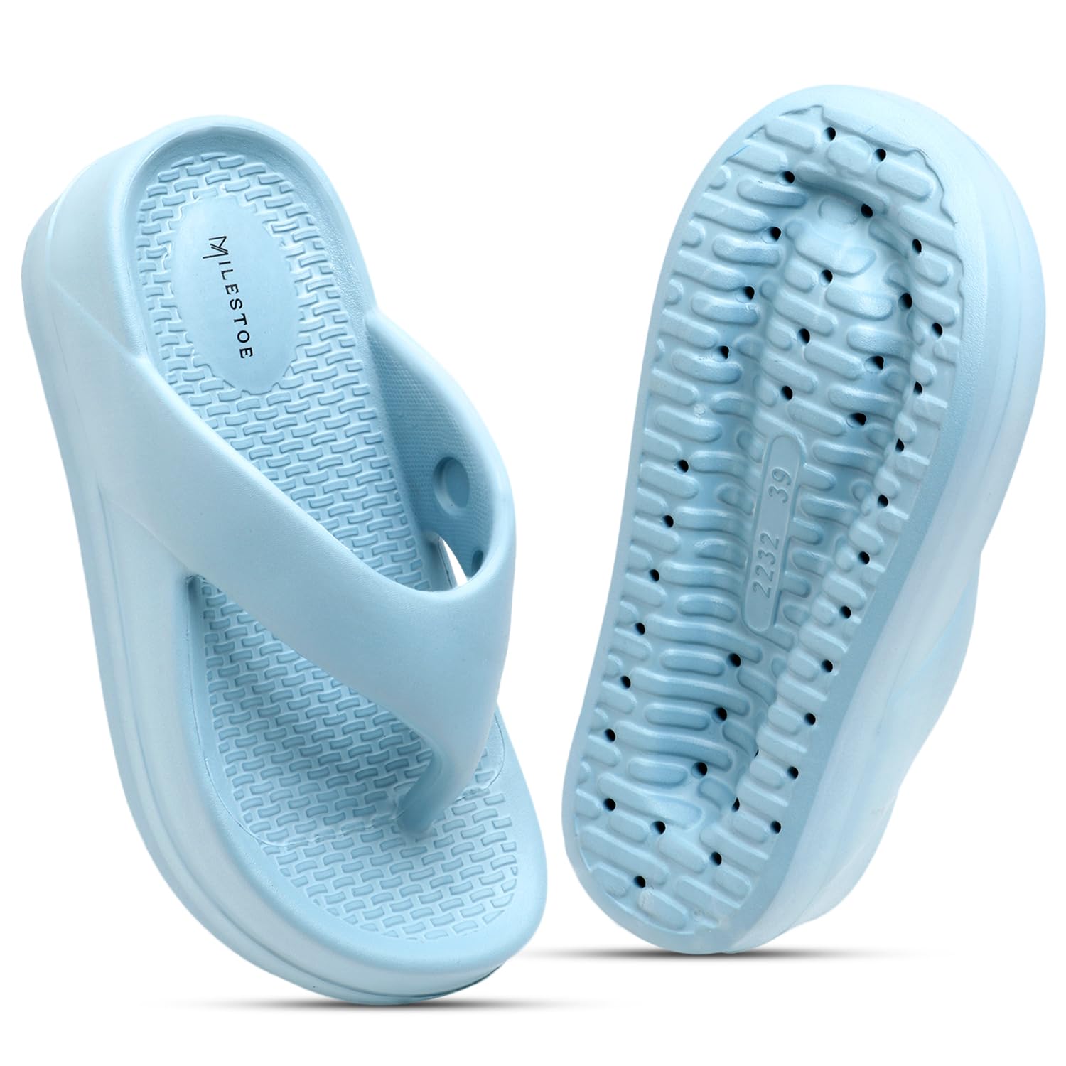 Iris Women Comfortable Slippers | Ergonomic Footbed | Lightweight | Platform Heel | Cushioned Sole | Latest, Stylish and Trendy Flip-Flops for Girls and Ladies-image-6