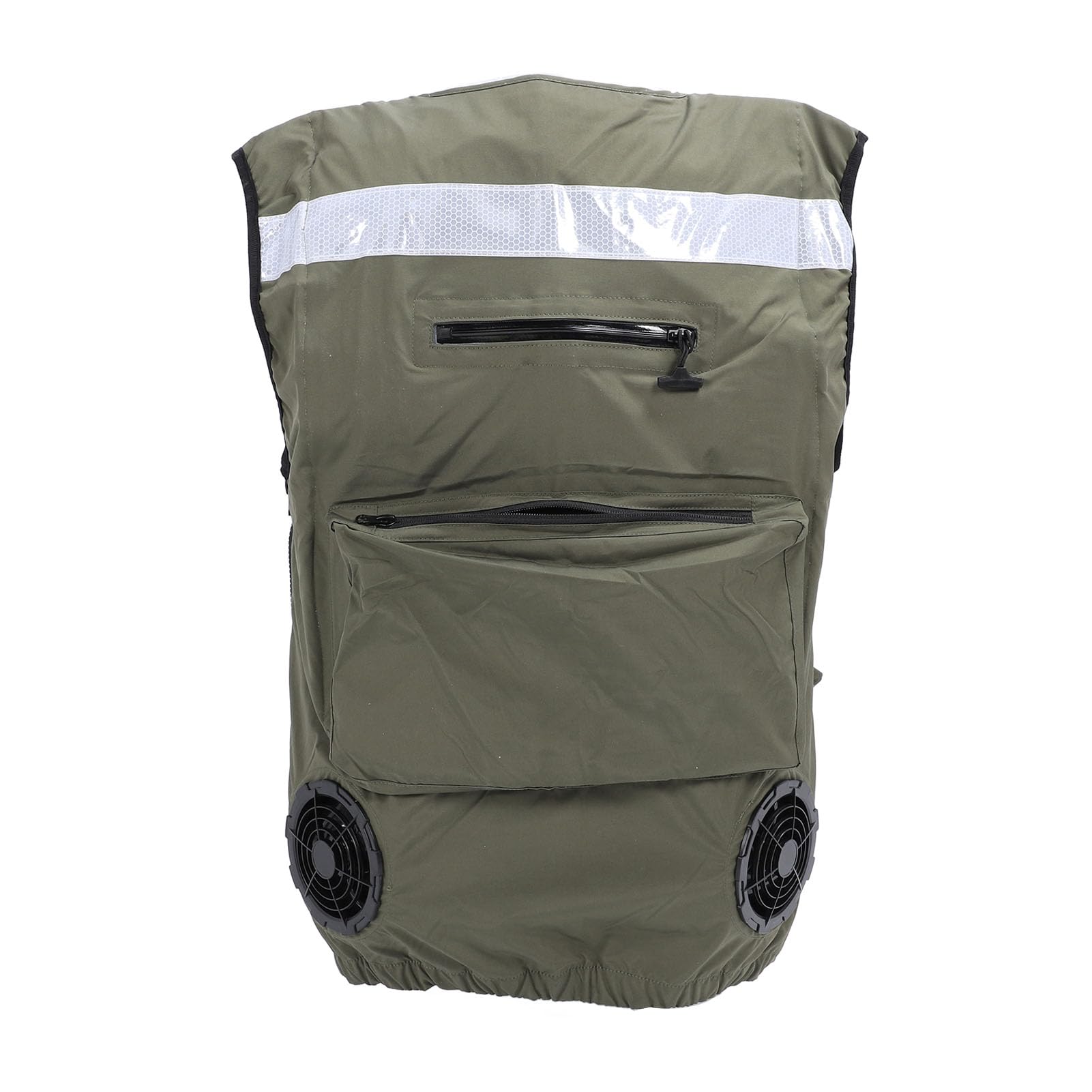 FTVOGUE Chaleco de Refrigeración, Chaleco de Refrigeración por Aire y Agua Ajustable con Tiras Reflectantes para Atletas y Trabajadores Al Aire Libre