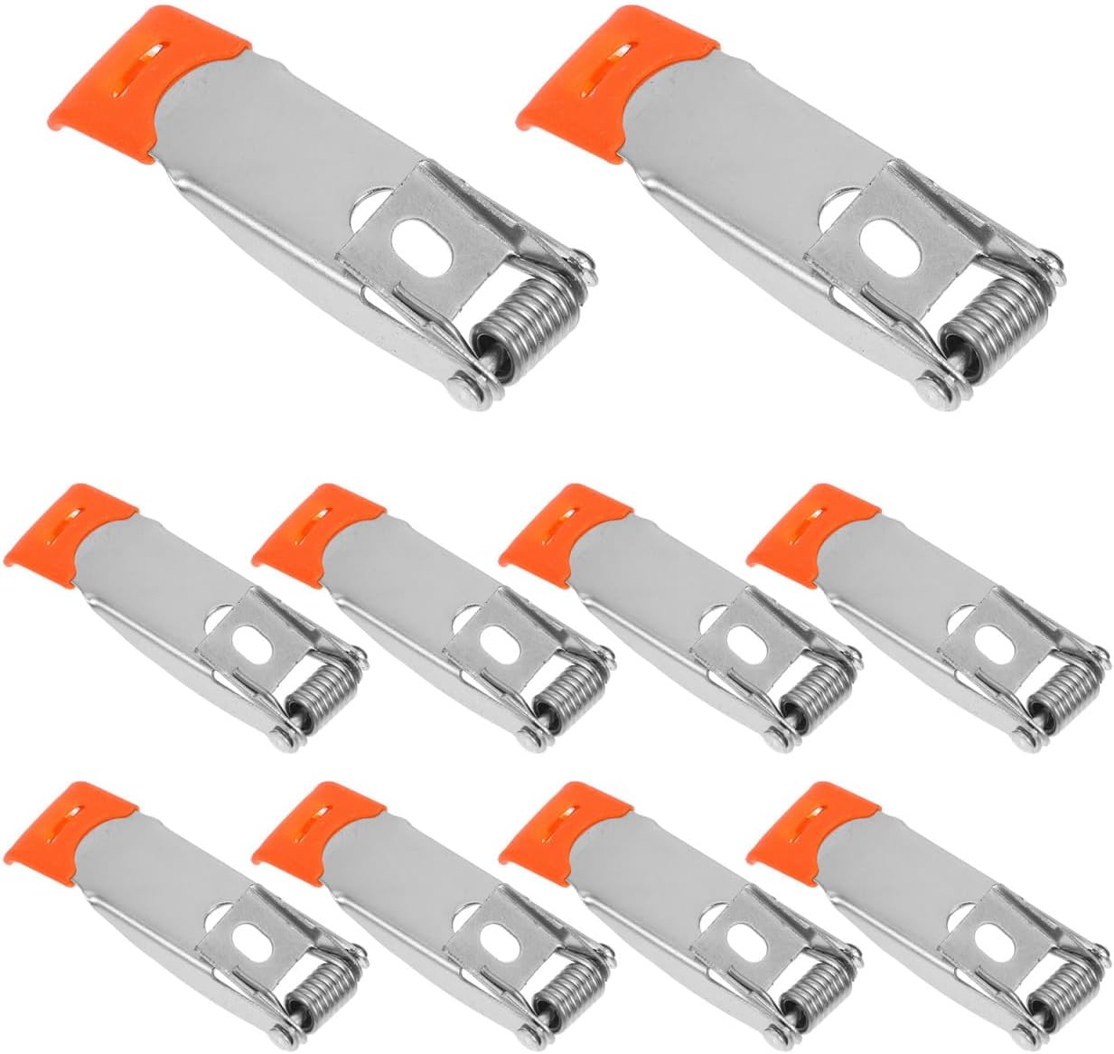 Downlight Spring Clip 18X55 Orange Pvc Coated Steel Spring Clips for Led Panel Lights Recessed Ceiling Light Accessories 10 Pack
