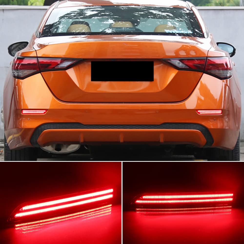 1 zestaw LEKKI Tylny zderzak Reflektor Lights Samochód Turn